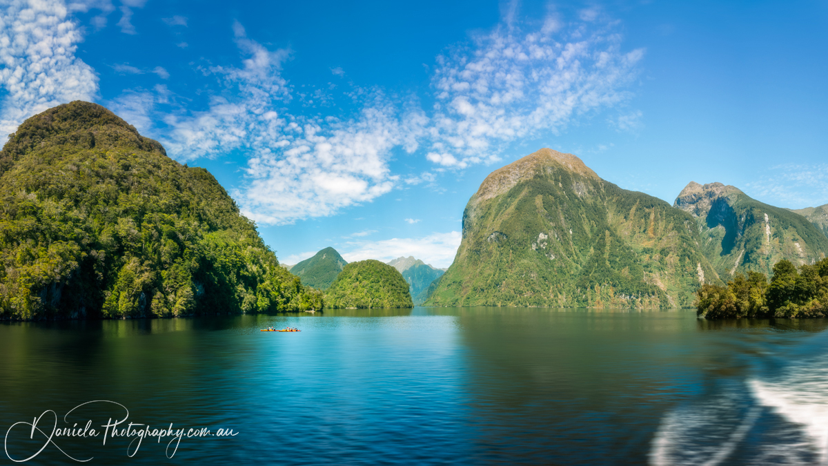 New Zealand Doubtful Sound Panorama